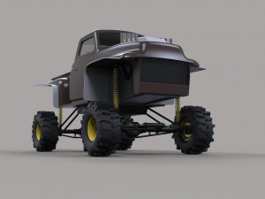 Dirt dragster Modèle 3D