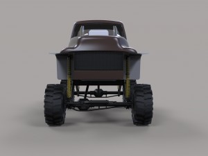 Dirt dragster Modèle 3D