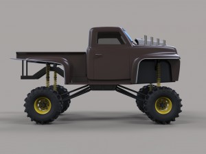 Dirt dragster Modèle 3D