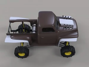 Dirt dragster 3D Model