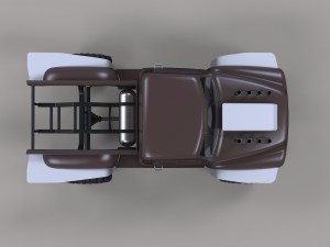 Dirt dragster Modèle 3D