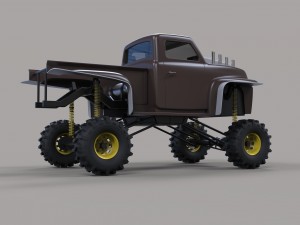 Dirt dragster Modèle 3D