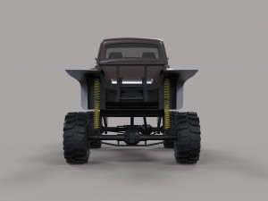 Dirt dragster Modèle 3D