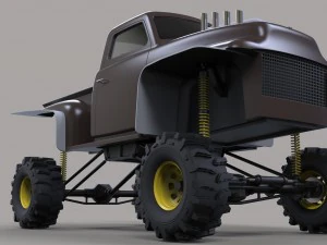 Dirt dragster 3D Model