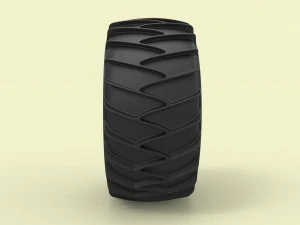 Wheel for snow 3D Model