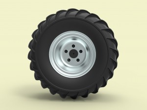 Wheel for snow 3D-Modell