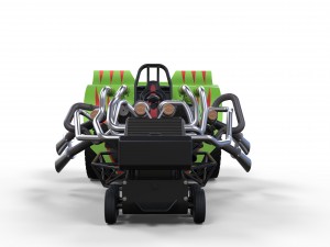 Twin-engined pulling tractor 2 Modèle 3D