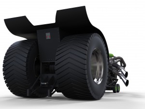 Twin-engined pulling tractor 2 Modèle 3D