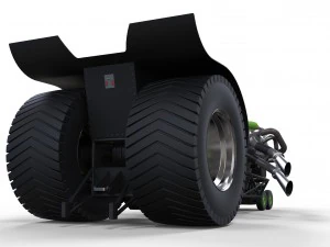 Twin-engined pulling tractor 2 3D Model