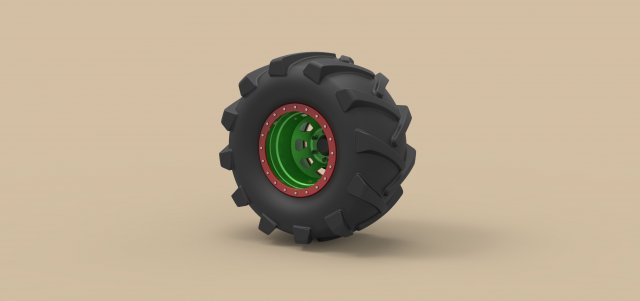 Offroad wheel 21 3D मॉडल .c4d .max .obj .3ds .fbx .stl .blend 