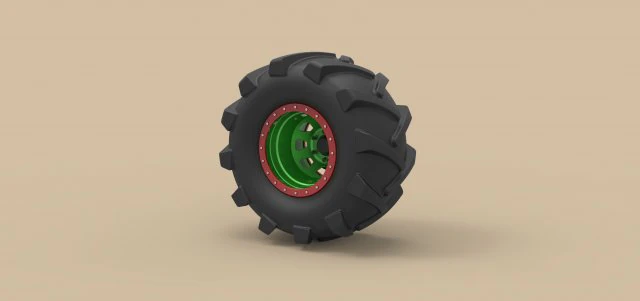 Offroad wheel 21 3D Model .c4d .max .obj .3ds .fbx .stl .blend 