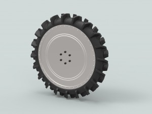 Wheel from swamp buggy 3D Model