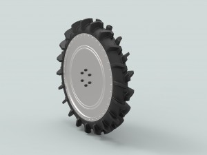 Wheel from swamp buggy 3D Модель