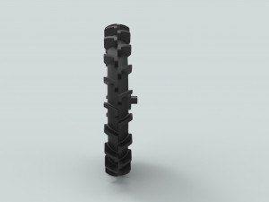 Wheel from swamp buggy 3D Модель