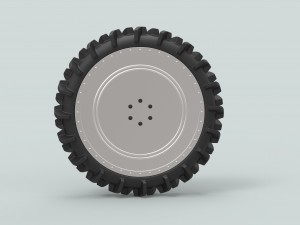 Wheel from swamp buggy 3D Модель