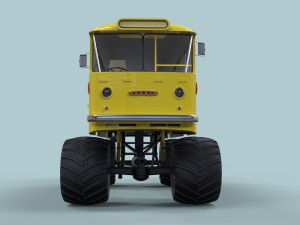 Monster bus 3D Модель