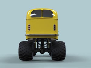 Monster bus 3D Модель