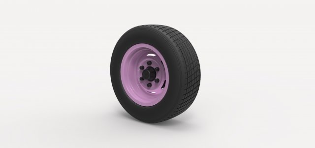 Car wheel 2 Model 3D .c4d .max .obj .3ds .fbx .stl .blend