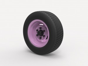 Car wheel 2 3D Model