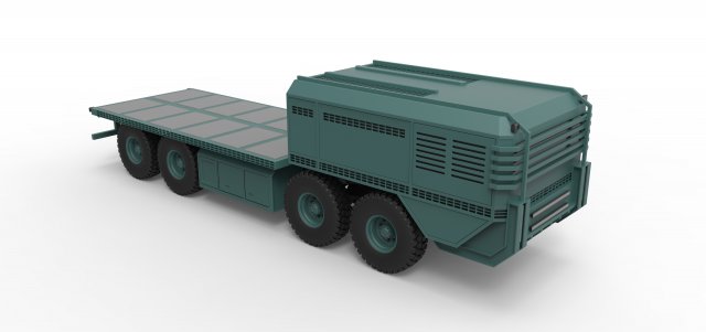 Truck 3D Model .c4d .max .obj .3ds .fbx .stl .blend 
