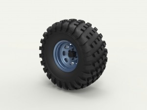 Offroad wheel 22 Model 3D