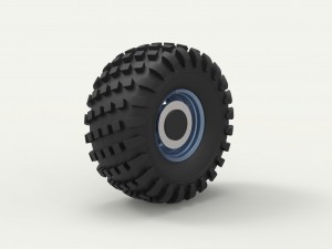 Offroad wheel 22 Model 3D
