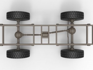 Chassis 4x4 3D Модель