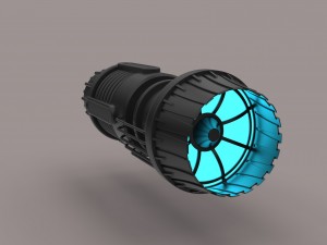 Jet engine 2 3D Модель