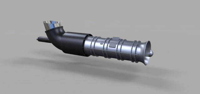 Jet engine 3 3D Model .c4d .max .obj .3ds .fbx .stl .blend 