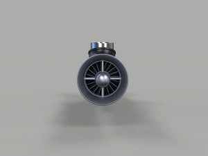 Jet engine 3 3D Model