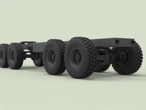 Chassis 8x8 for truck 3D Model