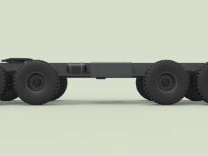 Chassis 8x8 for truck 3D Model