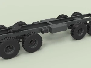 Chassis 8x8 for truck 3D Model