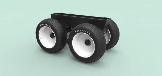 Chassis for monster truck 3D Model .c4d .max .obj .3ds .fbx .stl .blend 