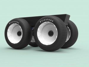 Chassis for monster truck 3D Модель