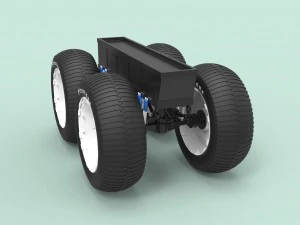 Chassis for monster truck 3D Model