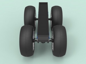 Chassis for monster truck 3D Модель