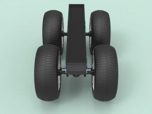 Chassis for monster truck 3D Model
