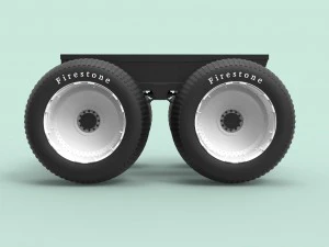 Chassis for monster truck 3D Model