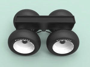 Chassis for monster truck 3D Model