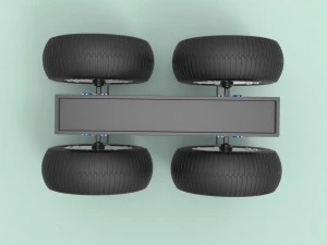 Chassis for monster truck 3D Model