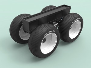 Chassis for monster truck 3D Модель