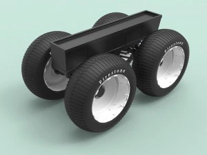 Chassis for monster truck 3D Model