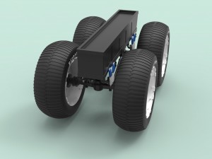 Chassis for monster truck 3D Модель