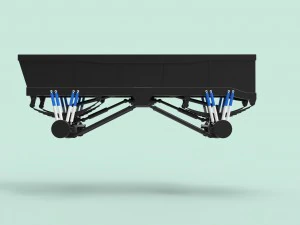 Chassis for monster truck 3D Model