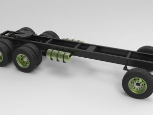 Chassis for truck Modelo 3D