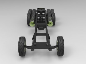 Chassis for truck Modelo 3D