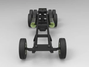 Chassis for truck 3D Model