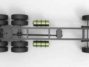 Chassis for truck Modelo 3D