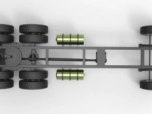 Chassis for truck 3D Model